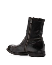 dunkelbraune Chelsea Boots aus Leder von Officine Creative