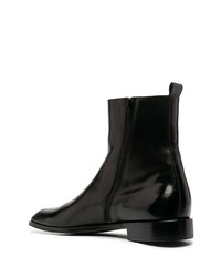 dunkelbraune Chelsea Boots aus Leder von Roberto Cavalli