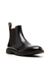 dunkelbraune Chelsea Boots aus Leder von Doucal's