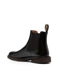 dunkelbraune Chelsea Boots aus Leder von Doucal's