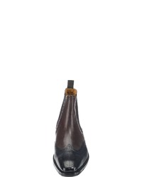 dunkelbraune Chelsea Boots aus Leder von Melvin&Hamilton