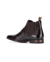 dunkelbraune Chelsea Boots aus Leder von Pantanetti