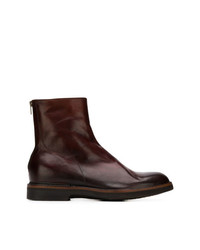 dunkelbraune Chelsea Boots aus Leder von Pantanetti