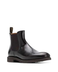 dunkelbraune Chelsea Boots aus Leder von Doucal's