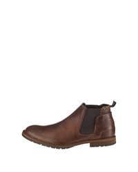 dunkelbraune Chelsea Boots aus Leder von Paul Vesterbro