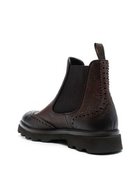 dunkelbraune Chelsea Boots aus Leder von Doucal's