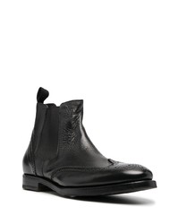 dunkelbraune Chelsea Boots aus Leder von Henderson Baracco