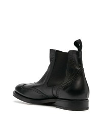 dunkelbraune Chelsea Boots aus Leder von Henderson Baracco