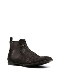 dunkelbraune Chelsea Boots aus Leder von Premiata