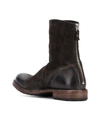 dunkelbraune Chelsea Boots aus Leder von Moma