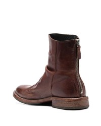 dunkelbraune Chelsea Boots aus Leder von Moma