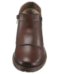 dunkelbraune Chelsea Boots aus Leder von Rieker