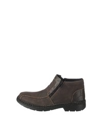 dunkelbraune Chelsea Boots aus Leder von Rieker