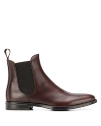 dunkelbraune Chelsea Boots aus Leder von Scarosso