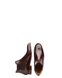 dunkelbraune Chelsea Boots aus Leder von SHOEPASSION