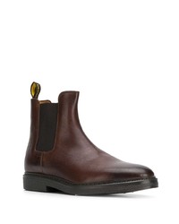 dunkelbraune Chelsea Boots aus Leder von Doucal's