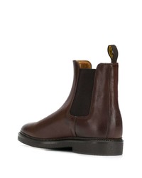 dunkelbraune Chelsea Boots aus Leder von Doucal's