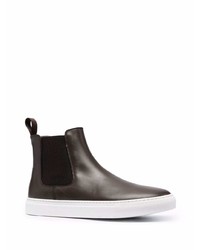 dunkelbraune Chelsea Boots aus Leder von Scarosso