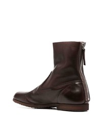 dunkelbraune Chelsea Boots aus Leder von Premiata