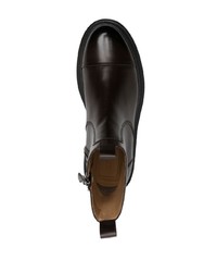 dunkelbraune Chelsea Boots aus Leder von Bally