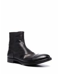 dunkelbraune Chelsea Boots aus Leder von Premiata