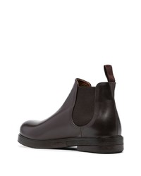 dunkelbraune Chelsea Boots aus Leder von Marsèll