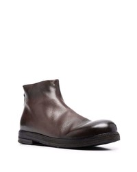 dunkelbraune Chelsea Boots aus Leder von Marsèll