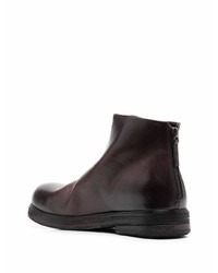 dunkelbraune Chelsea Boots aus Leder von Marsèll