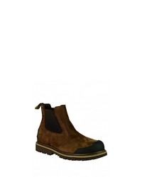 dunkelbraune Chelsea Boots aus Wildleder von Amblers Safety