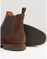 dunkelbraune Chelsea Boots aus Wildleder von Aldo