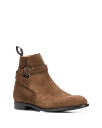 dunkelbraune Chelsea Boots aus Wildleder von Church's