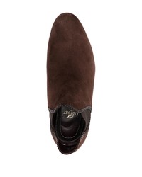 dunkelbraune Chelsea Boots aus Wildleder von Lidfort