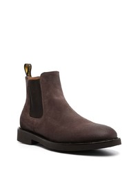 dunkelbraune Chelsea Boots aus Wildleder von Doucal's