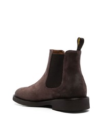 dunkelbraune Chelsea Boots aus Wildleder von Doucal's