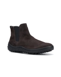 dunkelbraune Chelsea Boots aus Wildleder von Car Shoe