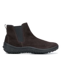 dunkelbraune Chelsea Boots aus Wildleder von Car Shoe