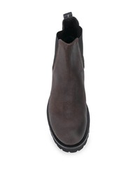 dunkelbraune Chelsea Boots aus Wildleder von Woolrich