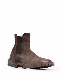 dunkelbraune Chelsea Boots aus Wildleder von Moma