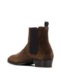 dunkelbraune Chelsea Boots aus Wildleder von Lidfort