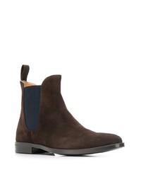 dunkelbraune Chelsea Boots aus Wildleder von Scarosso