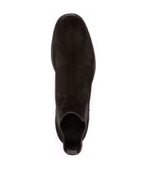 dunkelbraune Chelsea Boots aus Wildleder von Officine Creative