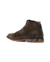 dunkelbraune Chelsea Boots aus Wildleder von Moma