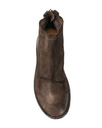 dunkelbraune Chelsea Boots aus Wildleder von Moma