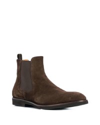 dunkelbraune Chelsea Boots aus Wildleder von Premiata