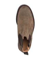 dunkelbraune Chelsea Boots aus Wildleder von Church's