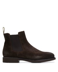 dunkelbraune Chelsea Boots aus Wildleder von Doucal's