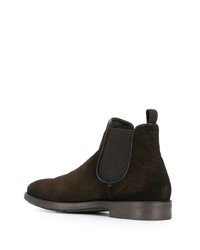 dunkelbraune Chelsea Boots aus Wildleder von Officine Creative