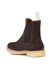 dunkelbraune Chelsea Boots aus Wildleder von Common Projects