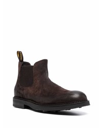 dunkelbraune Chelsea Boots aus Wildleder von Doucal's