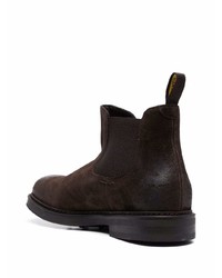 dunkelbraune Chelsea Boots aus Wildleder von Doucal's